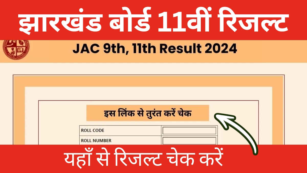 Jharkhand Board 11th Result 2024